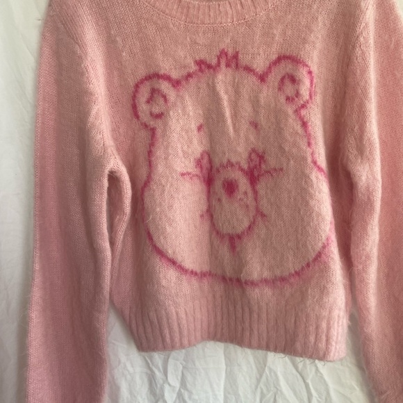 H&M Care Bears MOTIF-FRONT SWEATER Light pink Size Large - Picture 12 of 16